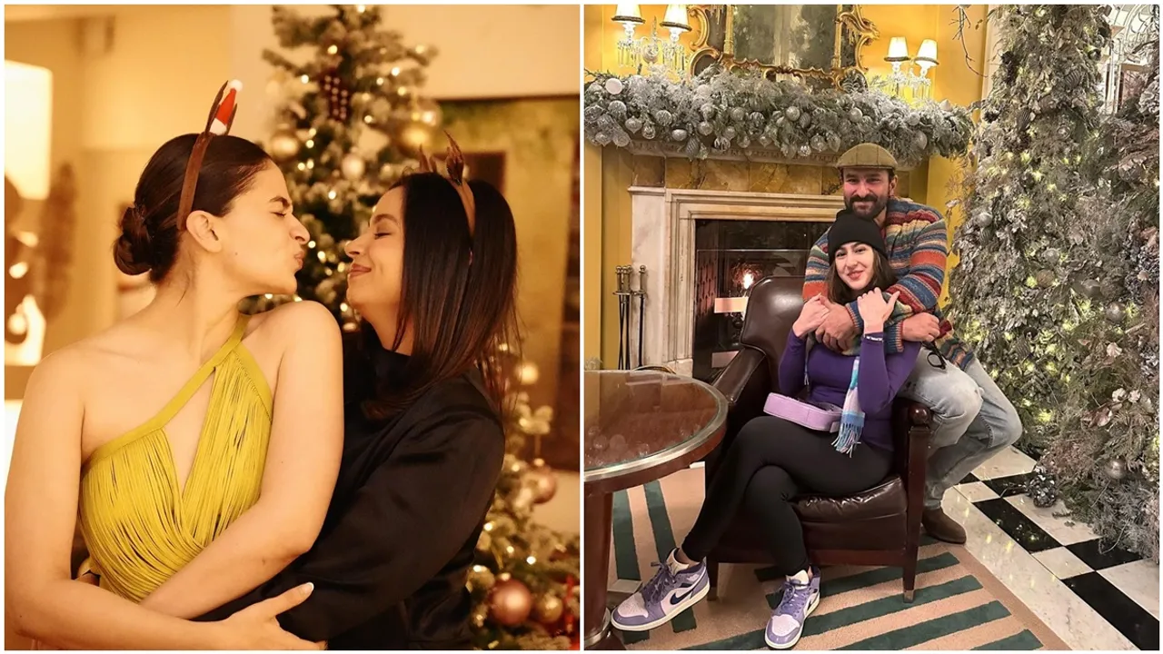 Bollywood Christmas: celebs Christmas celebration alia bhatt, Ranbir Kapoor, Siddharth Kiara