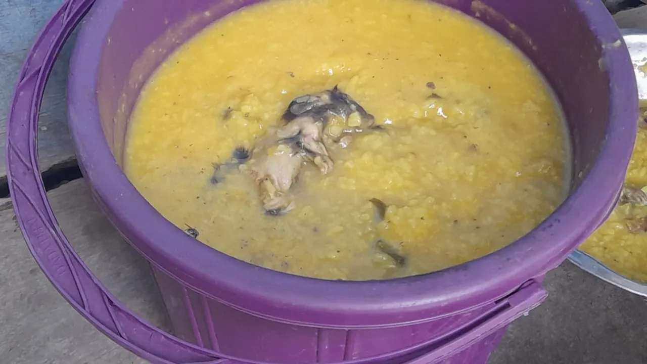boil rat in icds mid day meal at nalhati birbhum , বীরভূমের নলহাটিতে মিড-ডে মিলের খিচুরিতে ইঁদুর