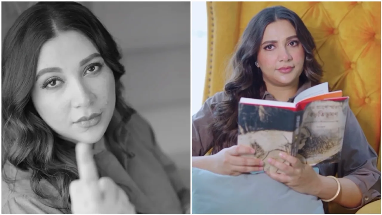 shubhshree ganguly shared a video for trollers