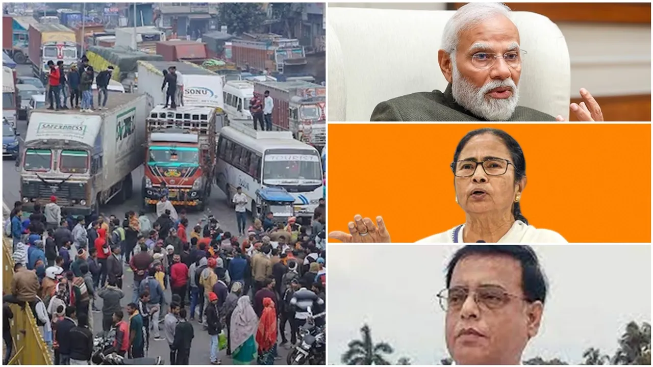 Hit and run case Truck drivers blockade movement West Bengal Transport Minister Snehashis Chakraborty , হিট অ্যান্ড রান মামলা ভারতীয় ন্যায় সংহিতা ট্রাক চালকদের অবরোধ আন্দোলন পশ্চিমবঙ্গ পরিবহণ মন্ত্রী স্নেহাশিস চক্রবর্তী
