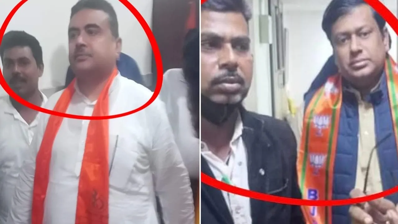 Howrah Sankrail Marijuana Recover from BJP leaders house
