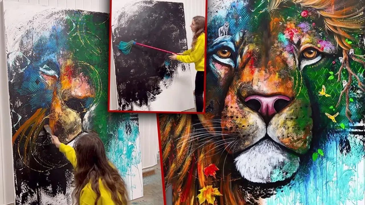 Amazing painting, artist, amazing art, art from mop, ajab gajab khabre, trending video, viral art, shocking artwork, latest video, viral video, Viral Video News, Shocking Video, Viral news