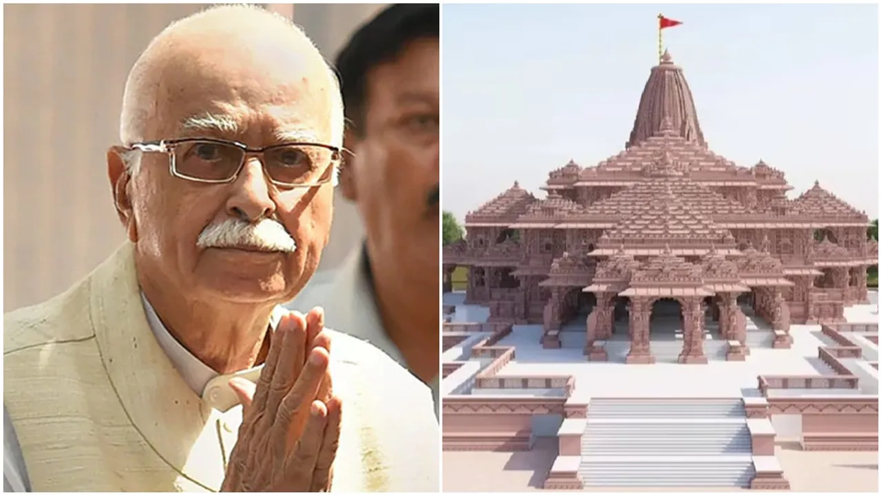 "Ram Mandir"," Ram Temple"," LK Advani"," Ram Temple ceremony"," Ram Mandir Pran Pratishtha"," Advani Rath Yatra"," Ayodhya temple