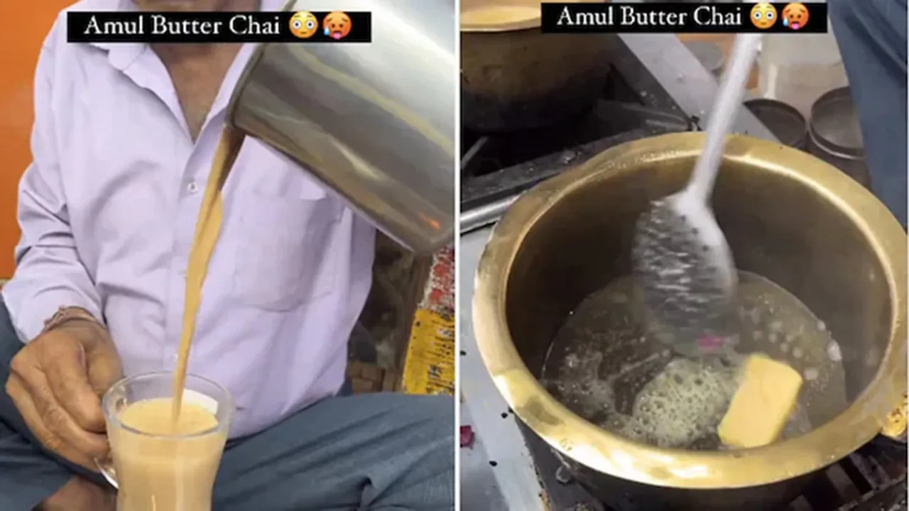 Tea,viral news,Viral food news,Amritsar's Tea Stall,Amritsar Chai,Butter Chai