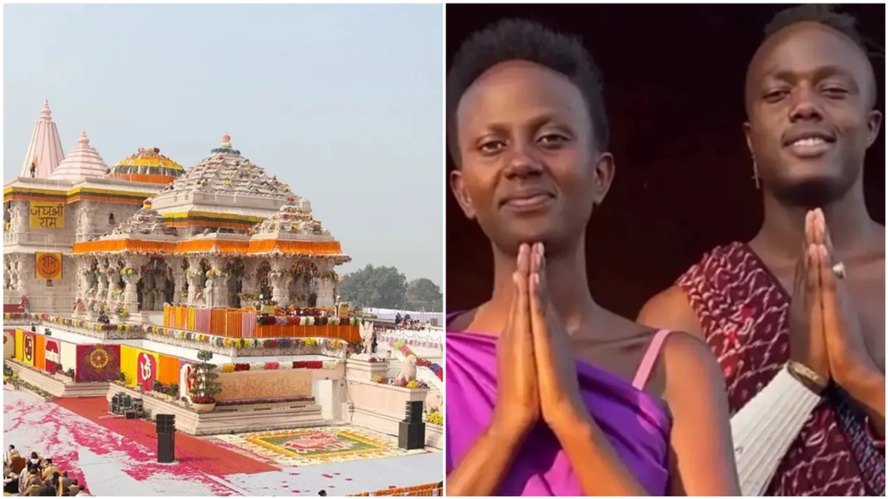 Ayodhya,Insta star Kili Paul,Kili Paul,Kili Paul Instagram,Kili Paul Reels,Kili Paul viral Video,Ram Mandir,Tanzanian Influencer Kili Paul,অযোধ্যা,কিলি পাল,রাম মন্দির"