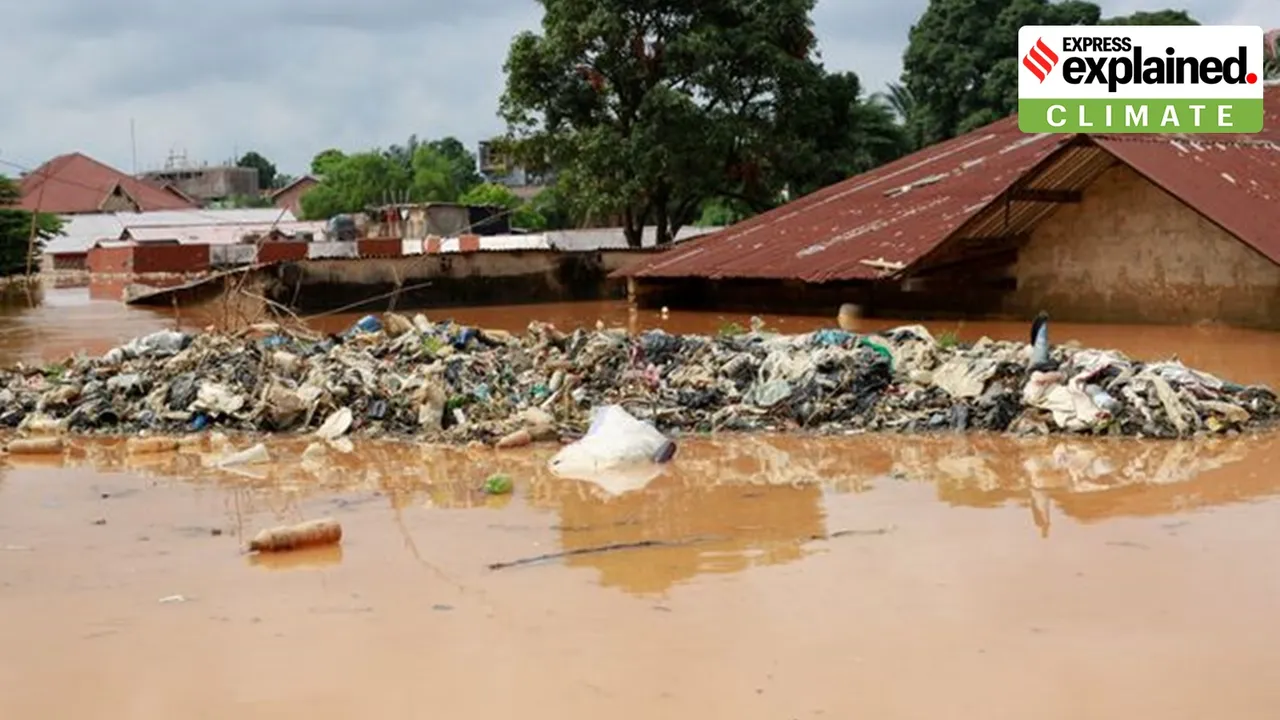 Climate Change। River। Congo flood