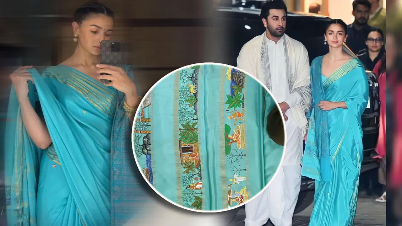 alia-bhatt-ramayan-theme-saree