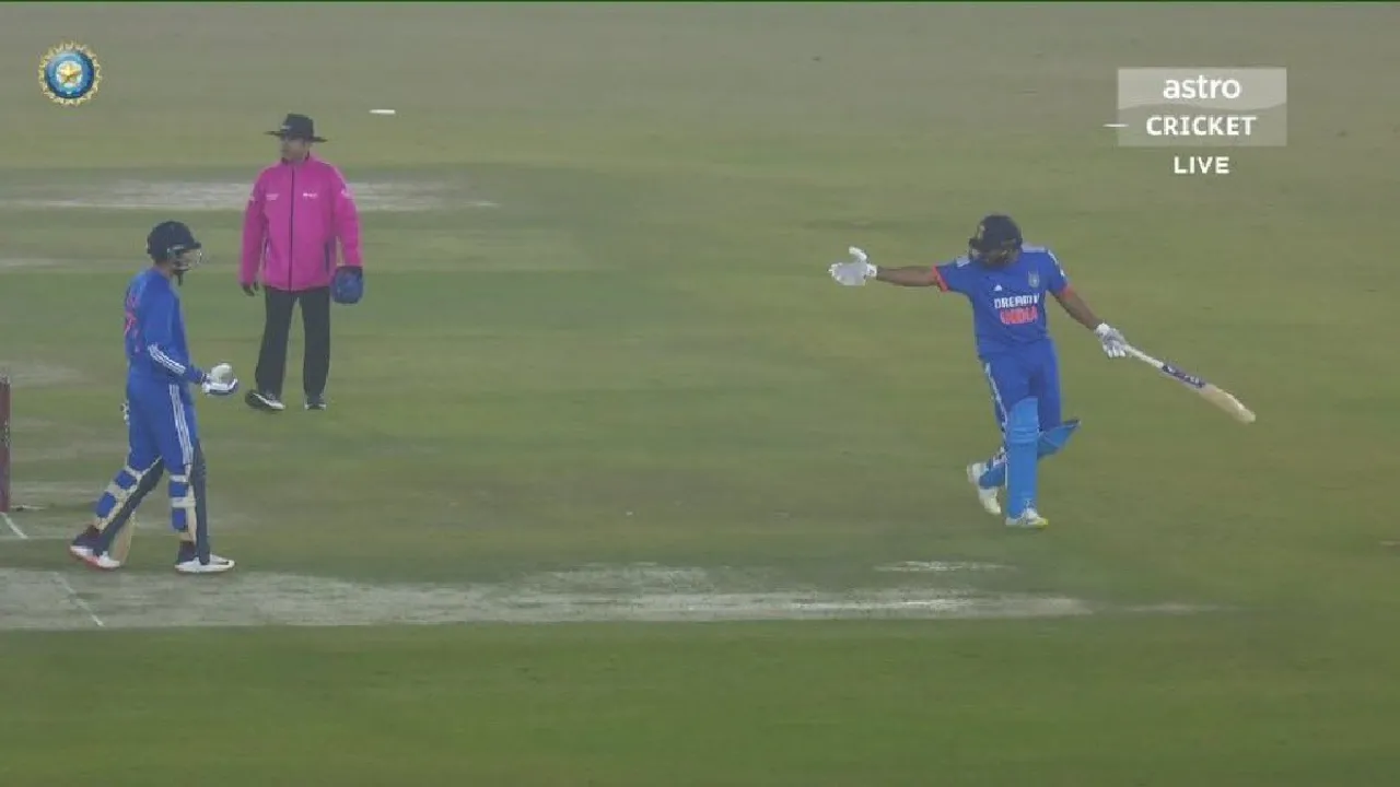 Rohit Sharma run out, Rohit Sharma angry on Shubman Gill, India vs Afghanistan, IND vs AFG 1st t20