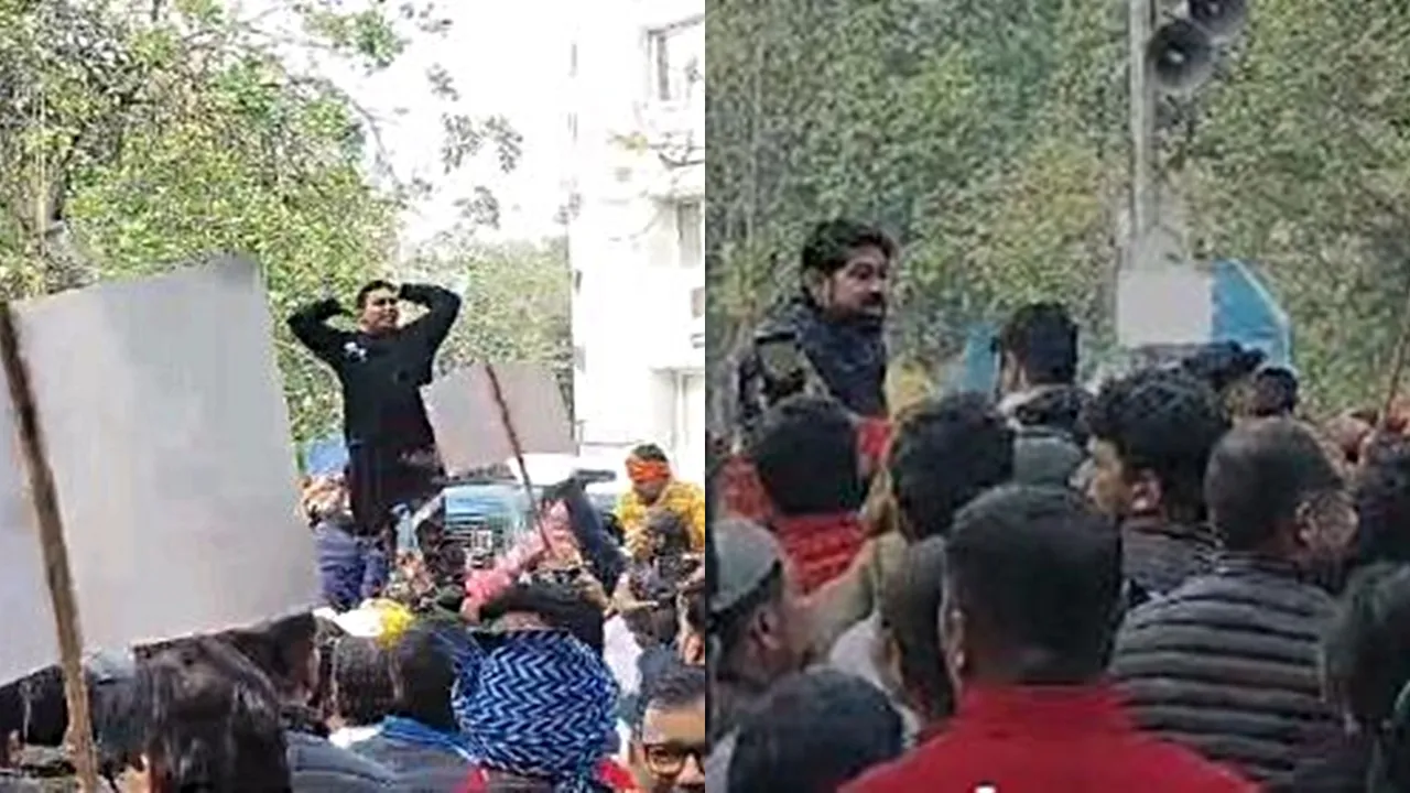 bjp protesters