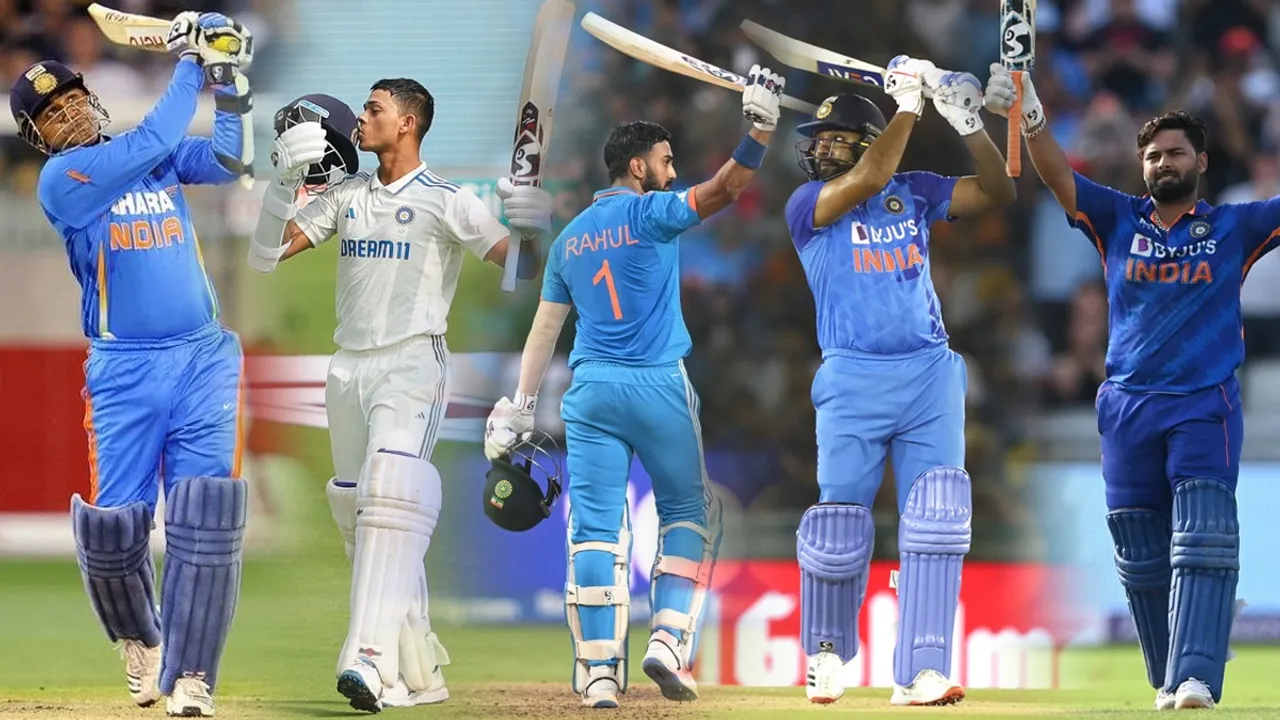 Indian cricketer who scored a century with a six