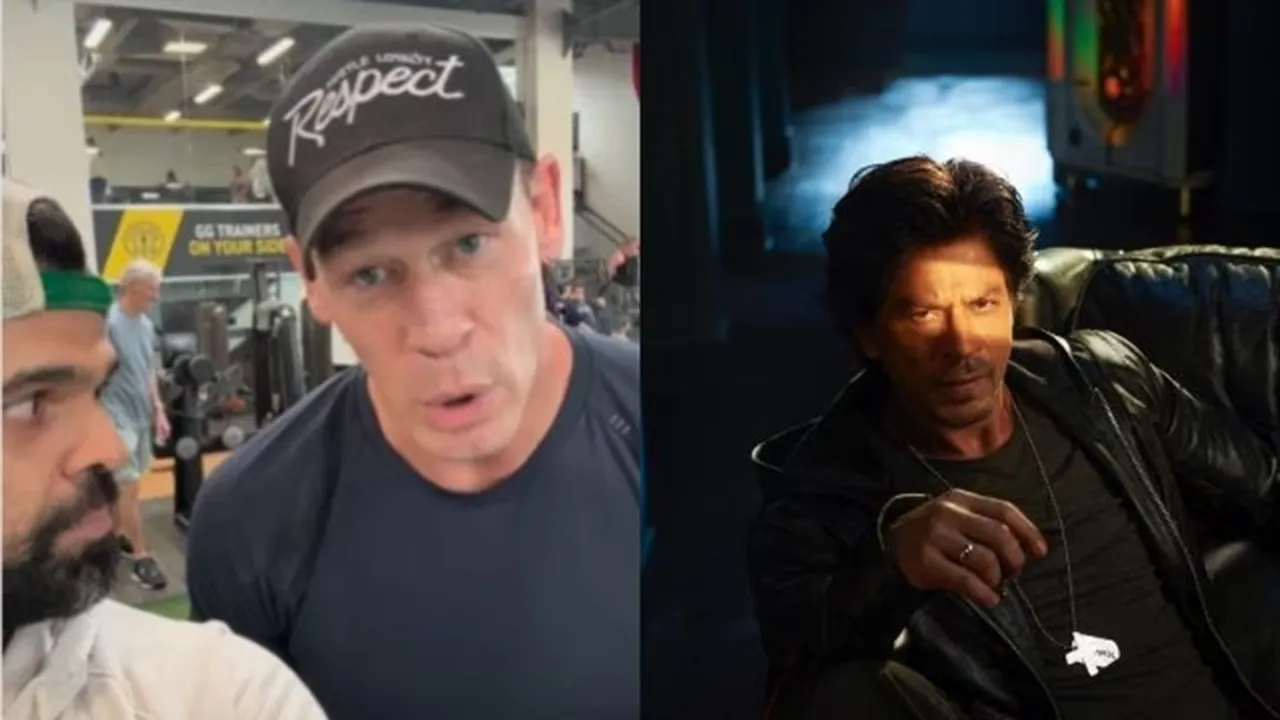 Shah Rukh Khan, John Cena, Dil Toh Pagal Hai, John Cena video, Bholi Si Surat song, John Cena shah rukh khan