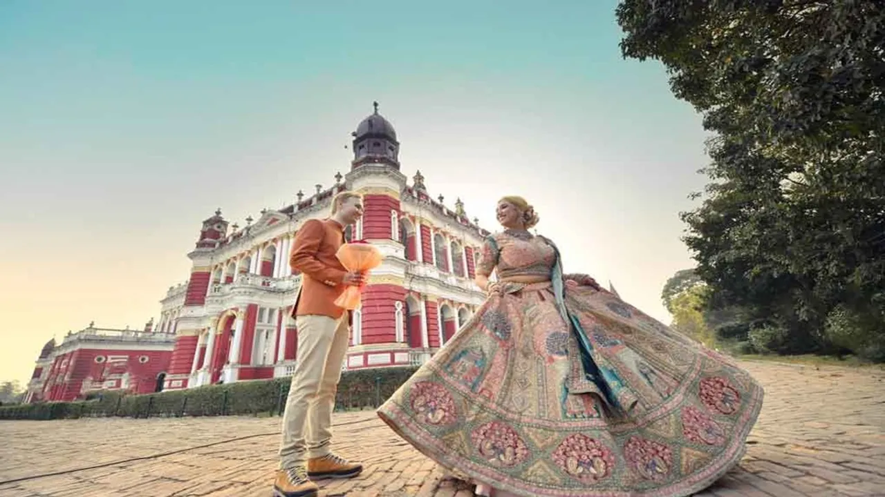 Wedding photoshoot, Cooch Behar Rajbari, বিয়ের ফটোশুট, কোচবিহার রাজবাড়ি