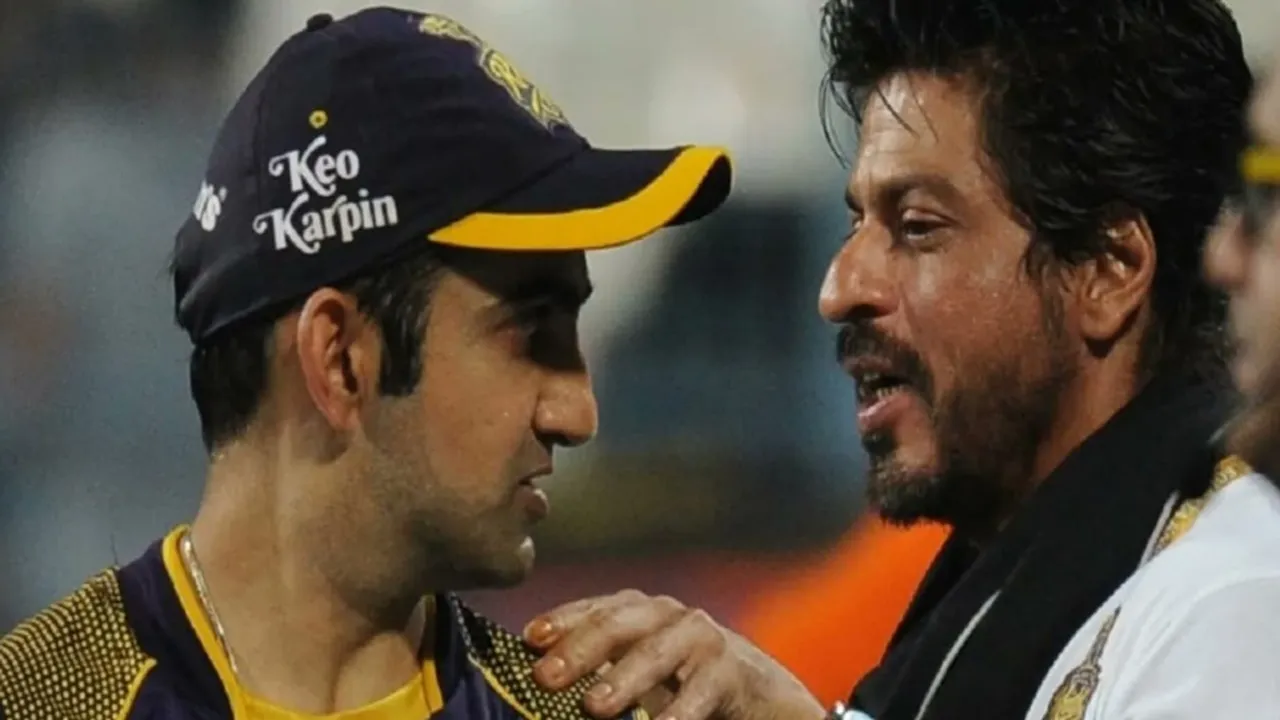 Shah rukh Khan, Gautam Gambhir, IPL, KKR