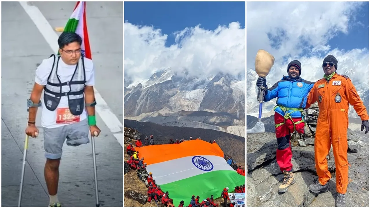 "Physically disable participants, marathon, ম্যারাথন, উদয় কুমার, বিহার, uday kumar, উদর কুমার,Trending, viral news, Top news, Bengali news, inspirational story, human interest news, siwiggy delivery job