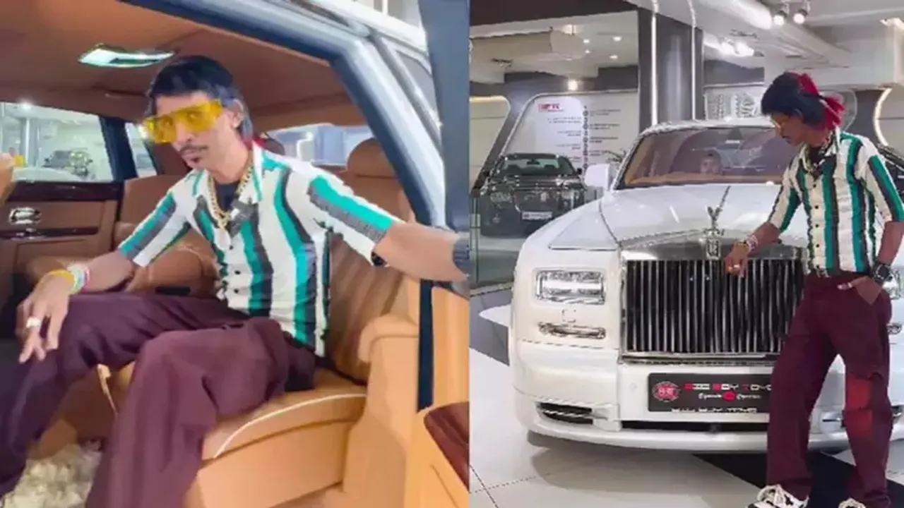 Dolly Chaiwala Rolls Royce, viral news, trending news, trending video, dolly chaiwala with rolls royce car