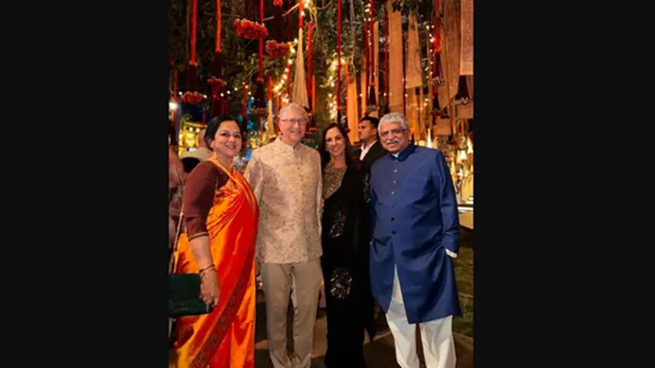 Anant Ambani Radhika Merchant Pre Wedding Festivities,Bill Gates,Instagram,Viral,aAnant Ambani Radhika Merchant Pre Wedding Festivities
