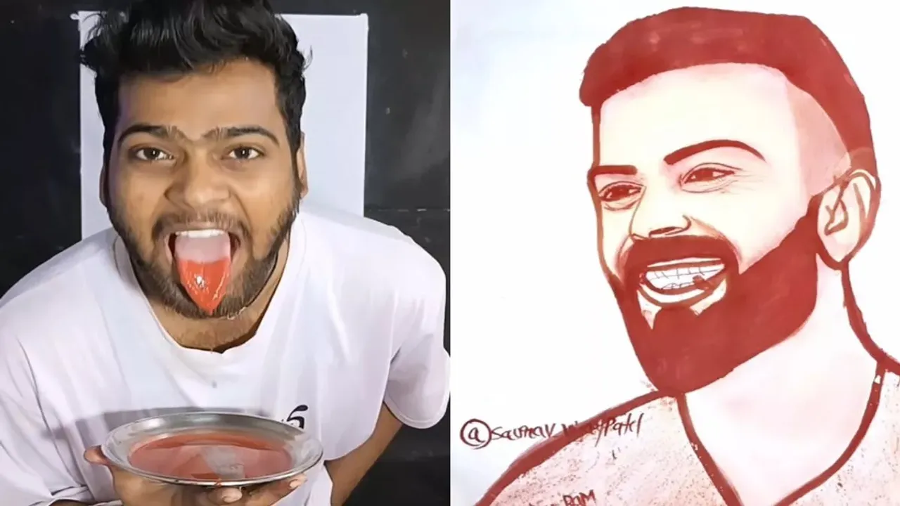 Virat Kohli, Cricketer Virat Kohli, Indian cricketer Virat Kohli, Virat Kohli Runs, Virat Kohli Batting, Virat Kohli Matches, Virat Kohli Painting, art work, art with heart, artist with tongue, clay tongue, cuite tongue, how to draw with tongue, how to draw a tongue, human tongue drawing, tongue painter, tongue pierced, tongue piercing, tongue reading, tongue strokes, the art sherpa cats tongue, tongue analysis, tongue anatomy diagram drawing, tongue anatomy drawing, tongue and lips, tongue