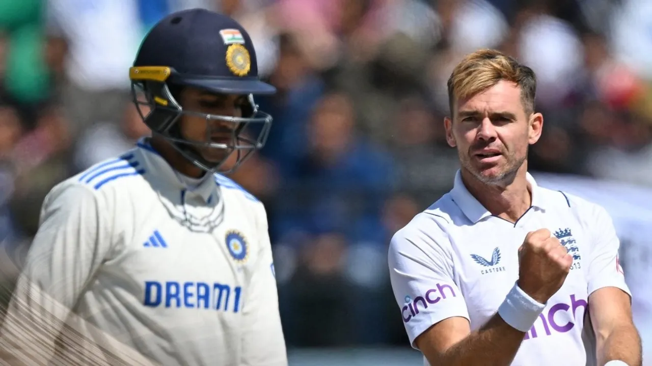 James Anderson, Shubman Gill, India vs England