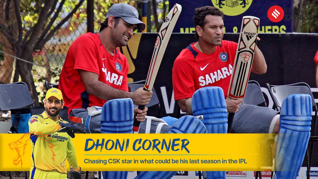 MS Dhoni and Tendulkar