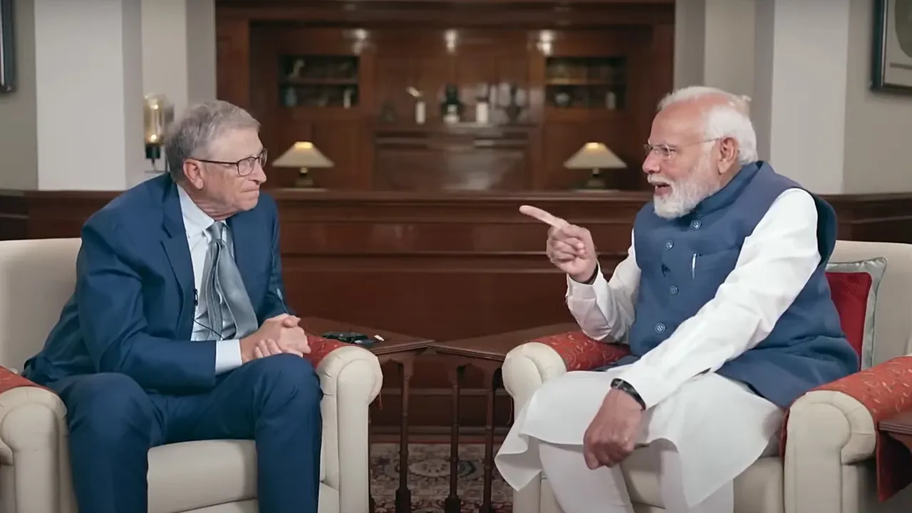 Narendra Modi Bill Gates