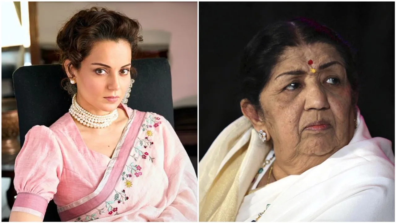 lata mangeshkar, kangana ranaut, ambani wedding, anant and radhika ambani, kangana and lata ji, lata mangeshkar songs, কঙ্গনা রানাউত, লতা মঙ্গেশকর, tollywood news, entertainment news, latest entertainment news, বিনোদন, আজকের বিনোদনের খবর, ie entertainment news, entertainment update, Indian express entertainment news