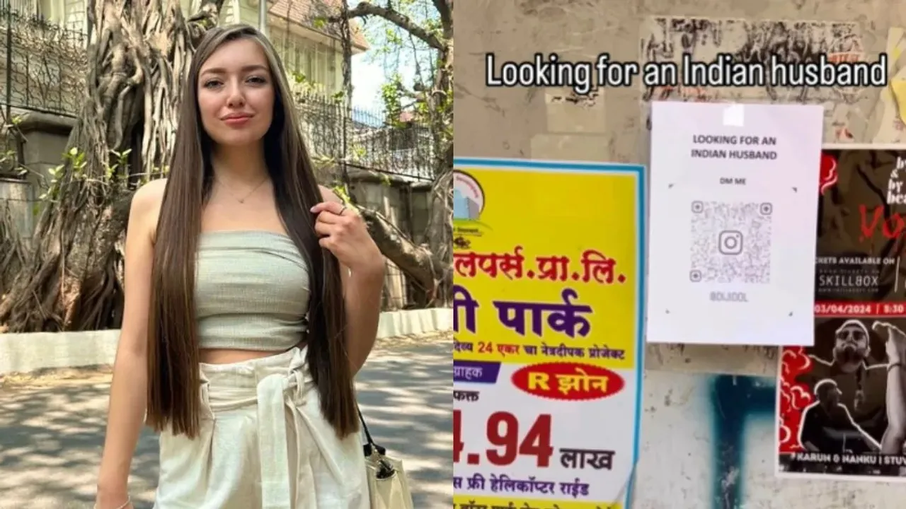 Viral Video, Funny Video, Viral News, trending news, social media par viral, foreign girl is looking for Indian Husband