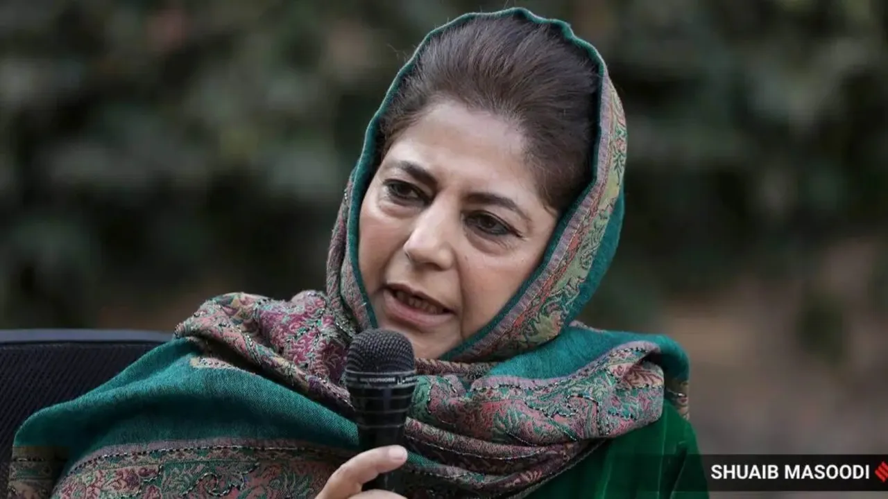 PDP president Mehbooba Mufti