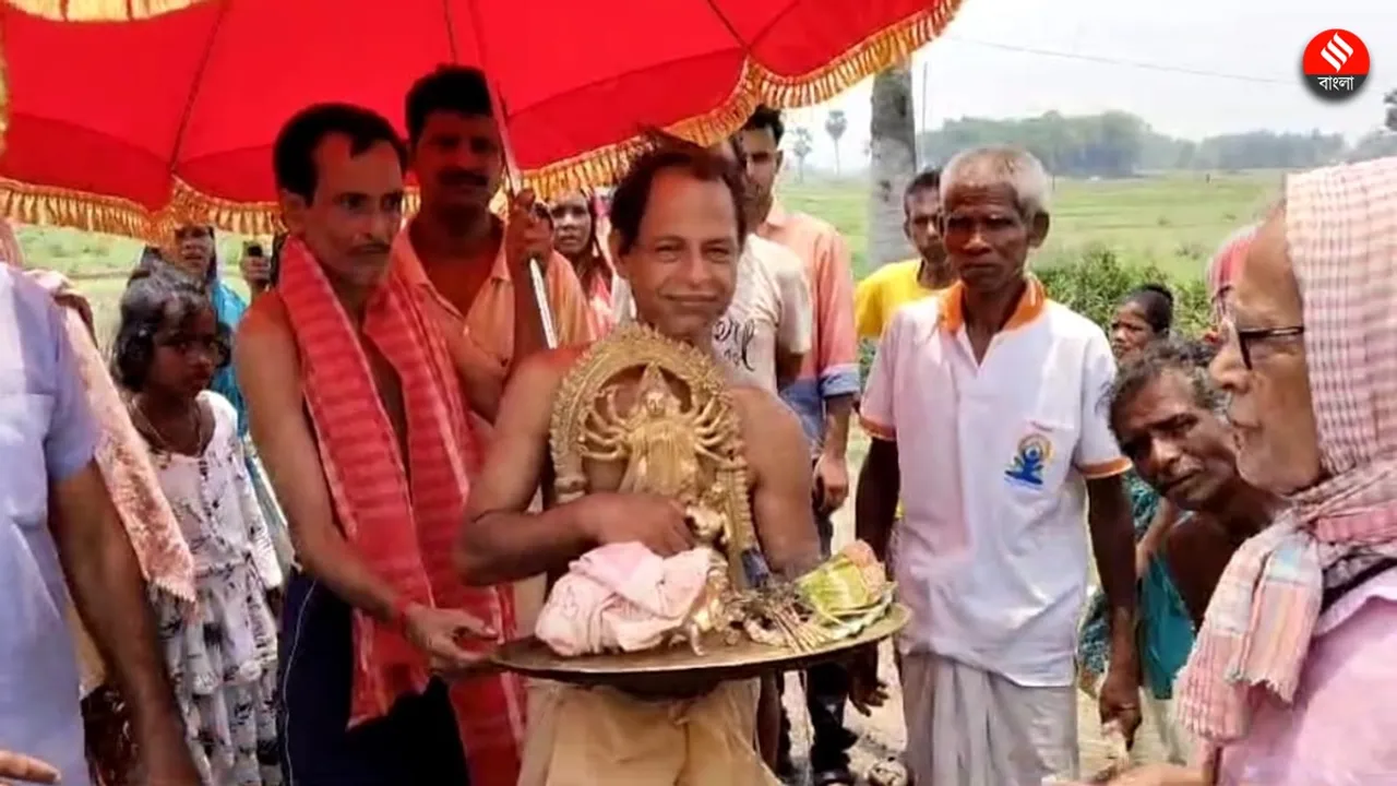 Goddess Mahishmardini who was stolen from temple in Memari was recovered
