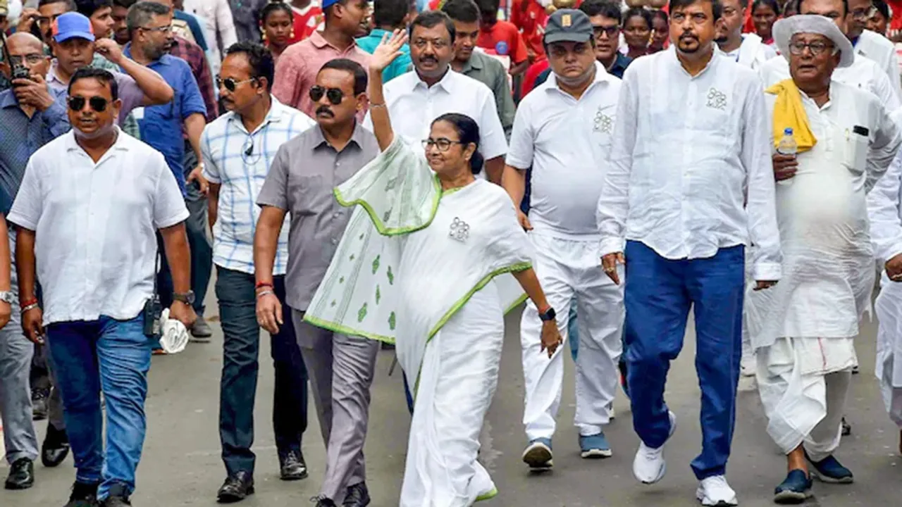 Lok Sabha Election 2024 tmc mamata banerjee road show in kolkata