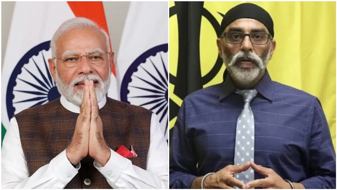 Narendra Modi, Gurpatwant Singh Pannun, নরেন্দ্র মোদী, গুরুপতবন্ত সিং পান্নুন