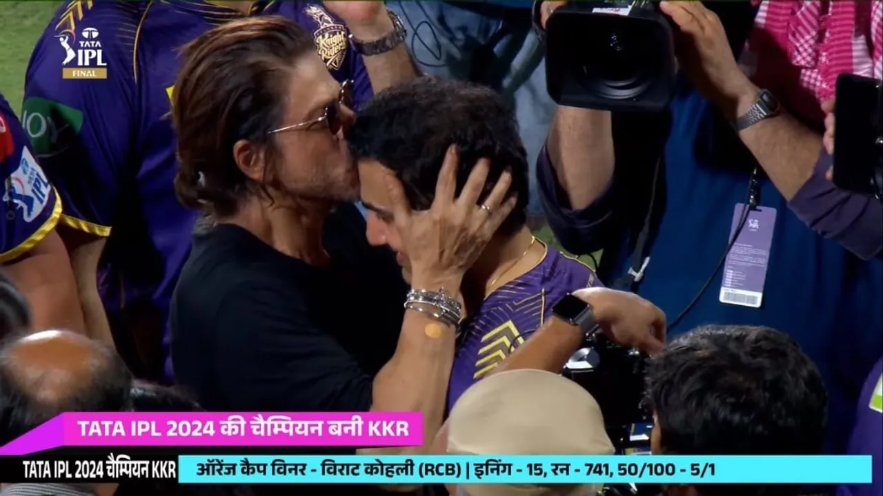 Shah Rukh Khan, Gautam Gambhir, KKR, শাহরুখ খান, গৌতম গম্ভীর, কেকেআর