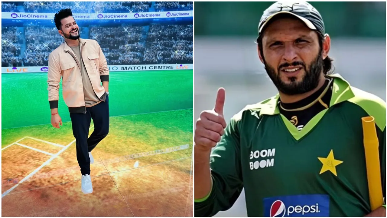 Suresh Raina, Shahid Afridi, সুরেশ রায়না, শাহিদ আফ্রিদি