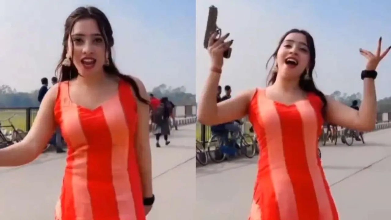 Viral video, YouTuber brandishes gun for Instagram reel, UP Police, Lucknow Police, viral post, trending, trending news, latest news, india"