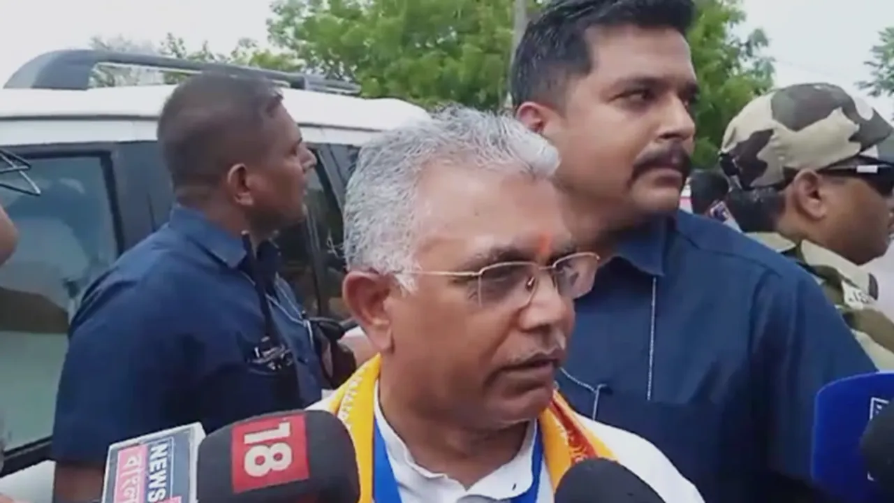 Breaking News,,DILIP GHOSH,LokSabha Election 2024,Lok Sabha Election West Bengal,Lok Sabha Election Phase four,ধুন্ধুমার মন্তেশ্বরে