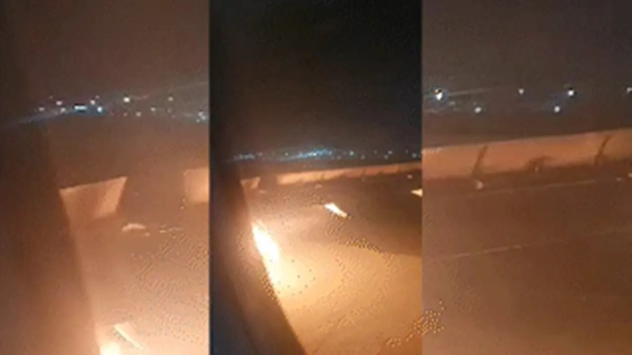 Air India Express flight catches fire