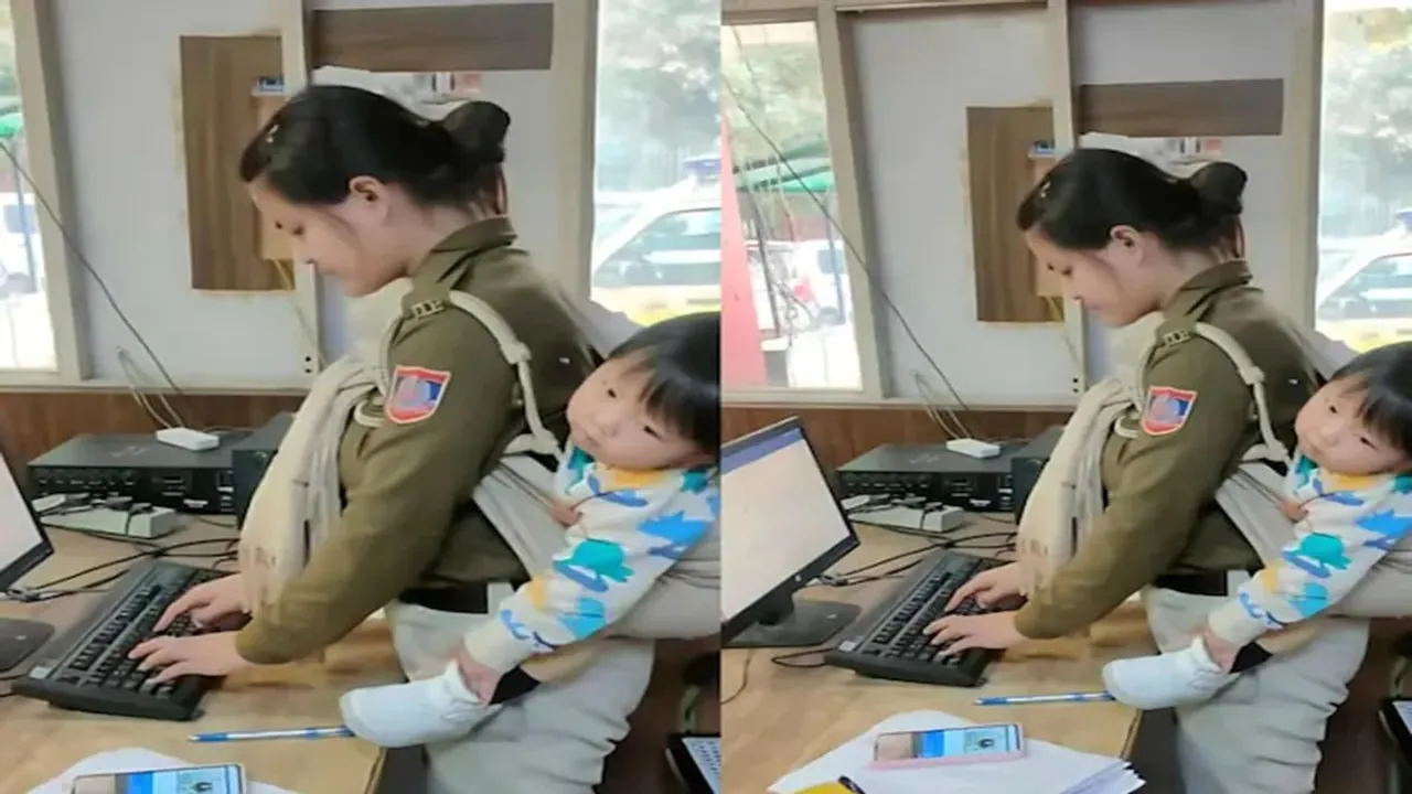Delhi Police,Mother's Day,Mother's Day 2024,viral pic,viral post