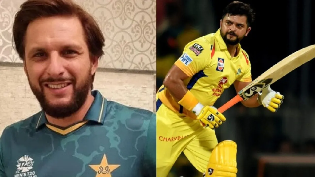 Shahid Afridi reply to Suresh Raina