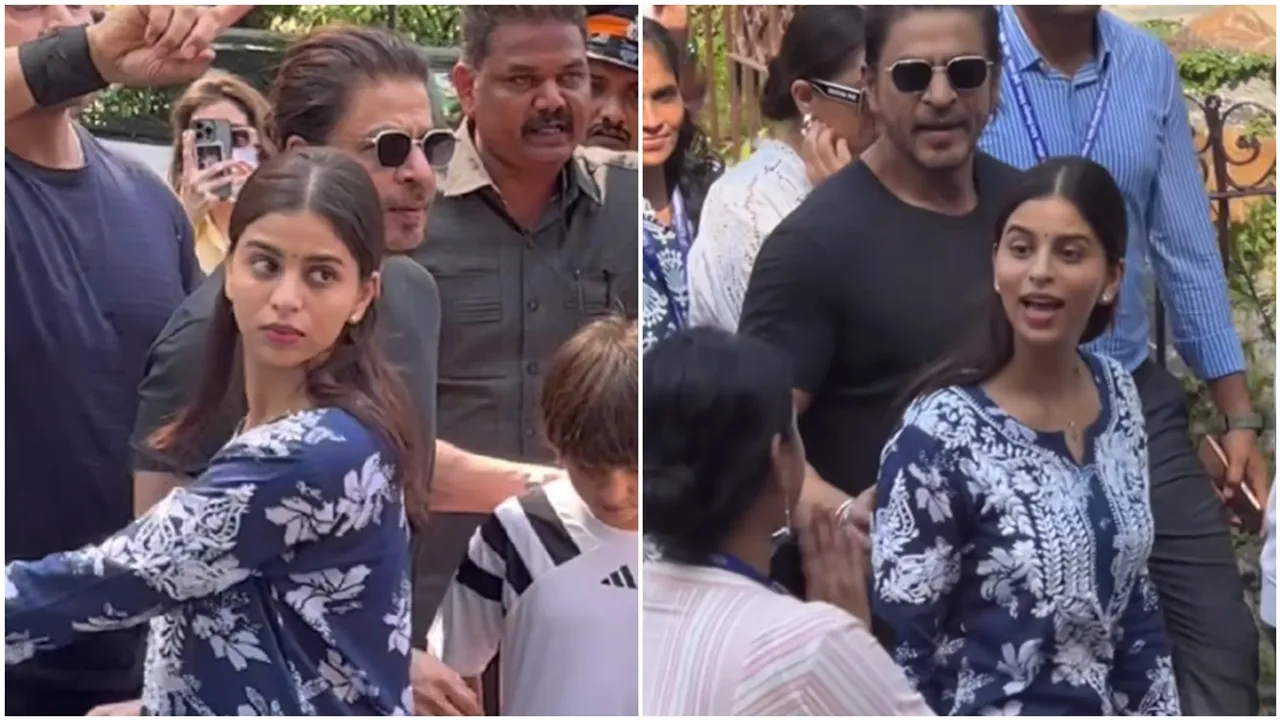 shah rukh khan, suhana khan, srk suhana, suhana khan news, loksabha elections, srk cast vote