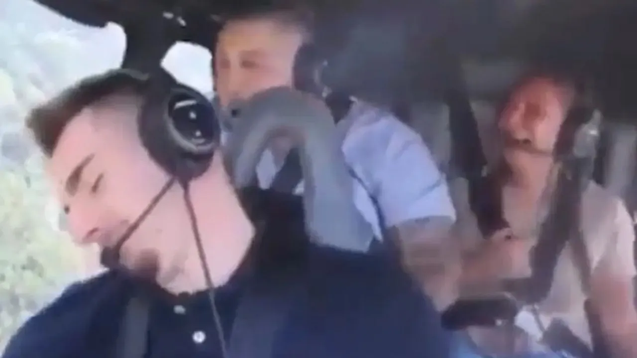 pilot pretended to faint