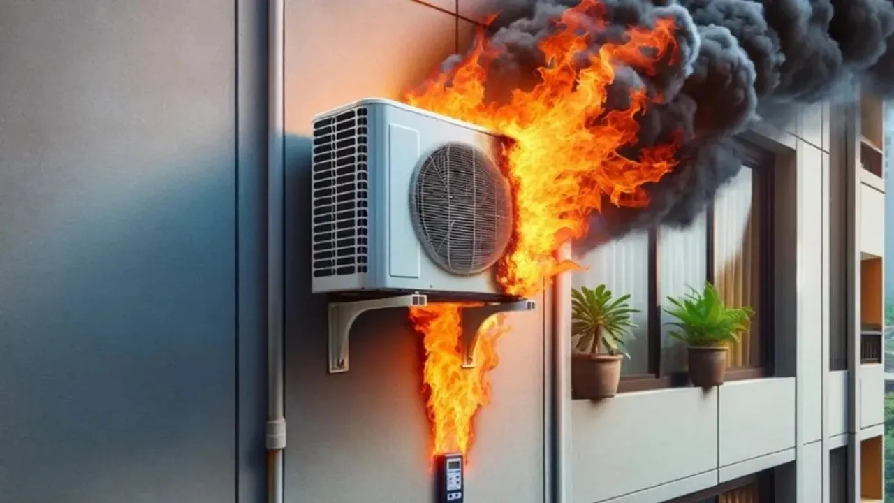 Split Ac, Split AC Blast, Split AC News, Split AC Tips, Split AC Tips Tricks, AC Tips in Hindi, Split AC Safety, Split AC Safety Tips, Window AC Safety Tips, Tech news in Hindi, AC News, AC Tips in Hindi, , AC,ac blast,Heat, fire accident, air conditioner, explode, compressor blast reasons,एसी में ब्लास्ट, What causes AC to blast, What are the common problems of AC, Why AC is not cooling properly, What causes AC to stop working, Ac blast reason, AC Blast Prevention Tips"