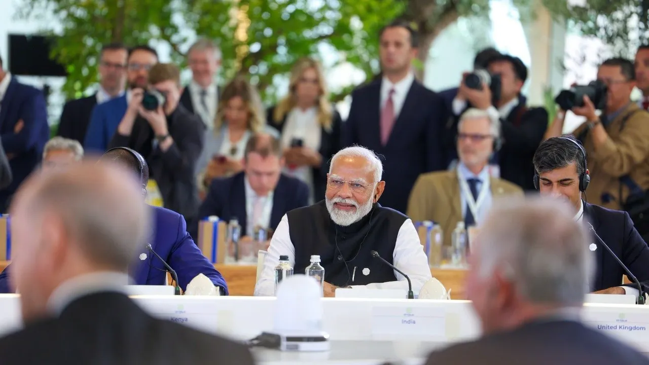 G7 Summit Live Updates: PM Modi with world leaders at the 50th G7 Leaders Summit in Italy. (Photo: X/@narendramodi)