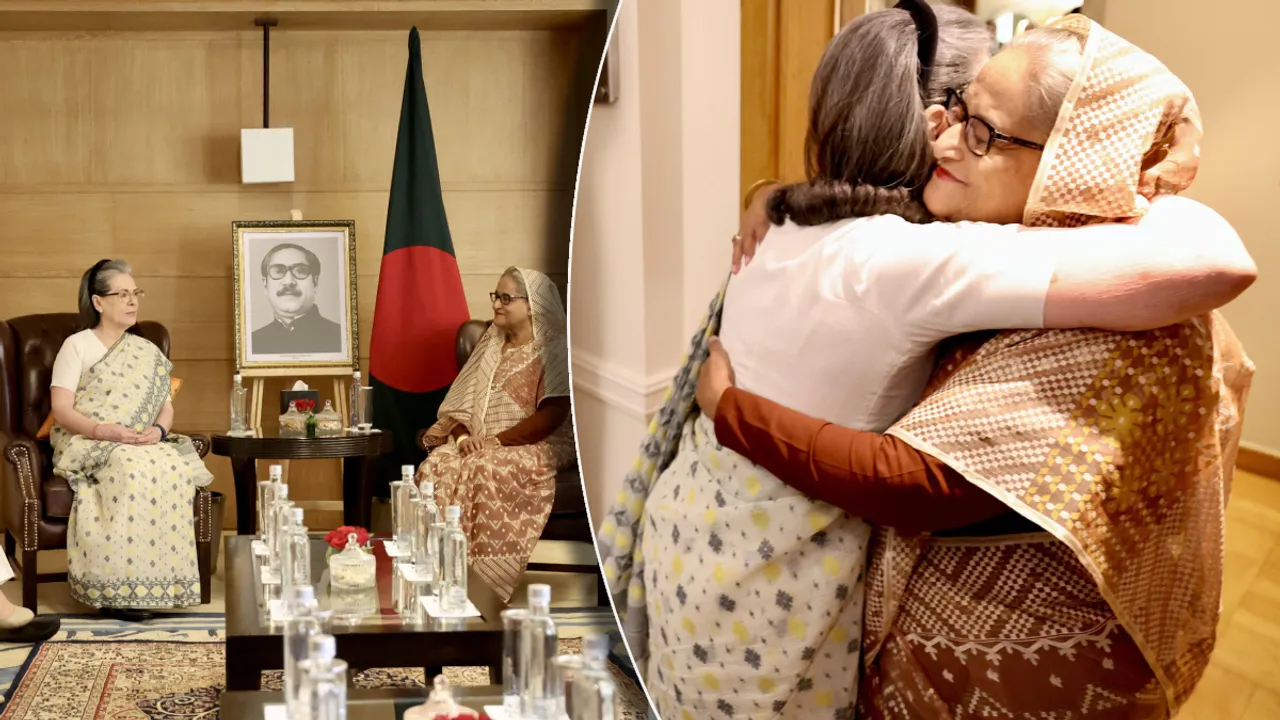 Sheikh Hasina meets Sonia Gandhi