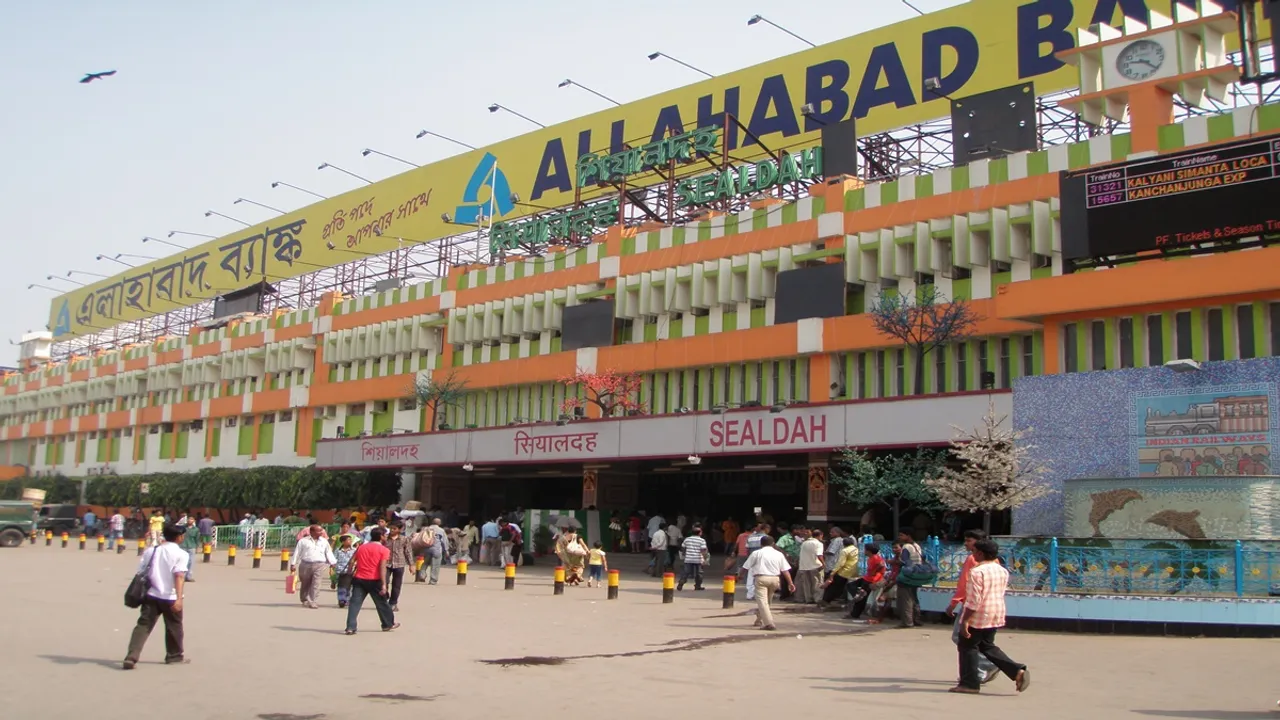 train cancellation at sealdah passengers become anger vandalise