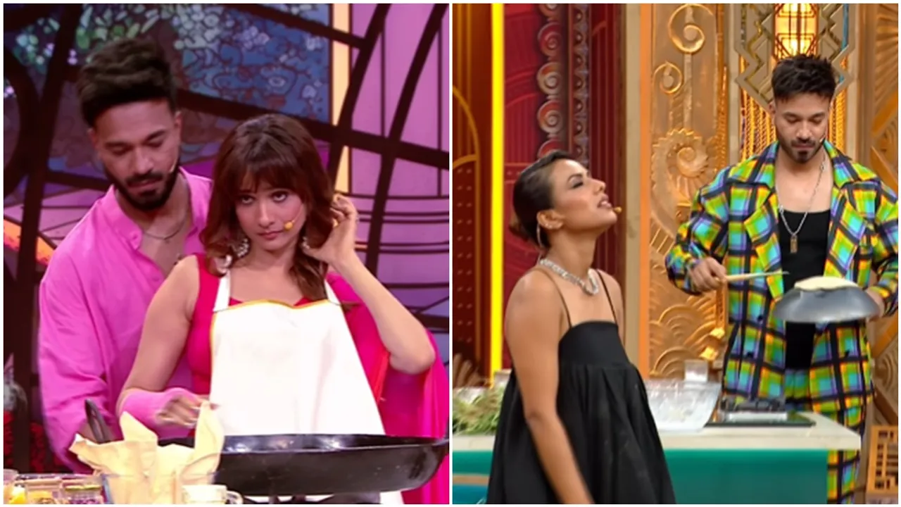 Ankita lokhande vikas jain new laughter show nia Sharma with them bollywood reality show