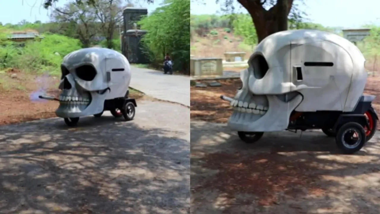 "Weird Auto, Modified Auto Rikshaw, Jugaad, Jugaad ka Video, Trending Video, Auto Rikshaw,