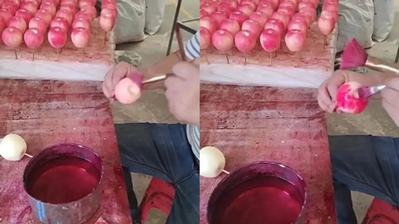 aaj ka viral video, apple viral video, apple latest viral video,