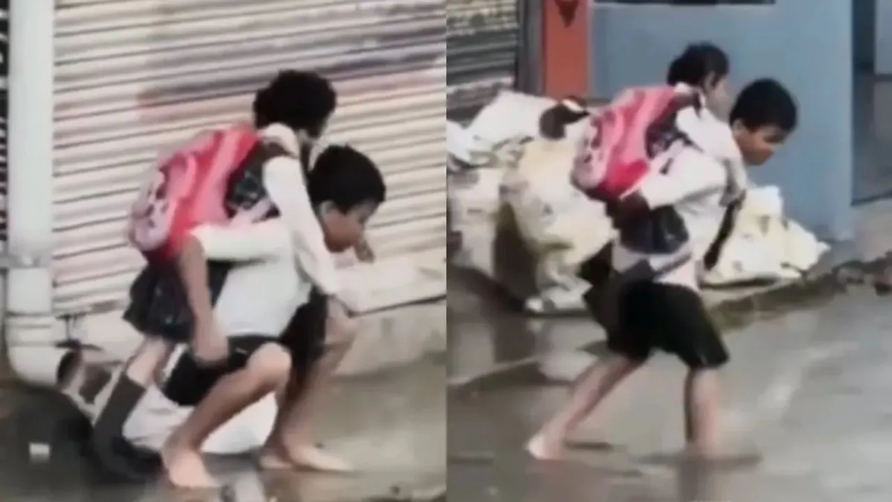 Cute Video of Brother sister, Viral Video, Viral news, trending video, brother and sister video,