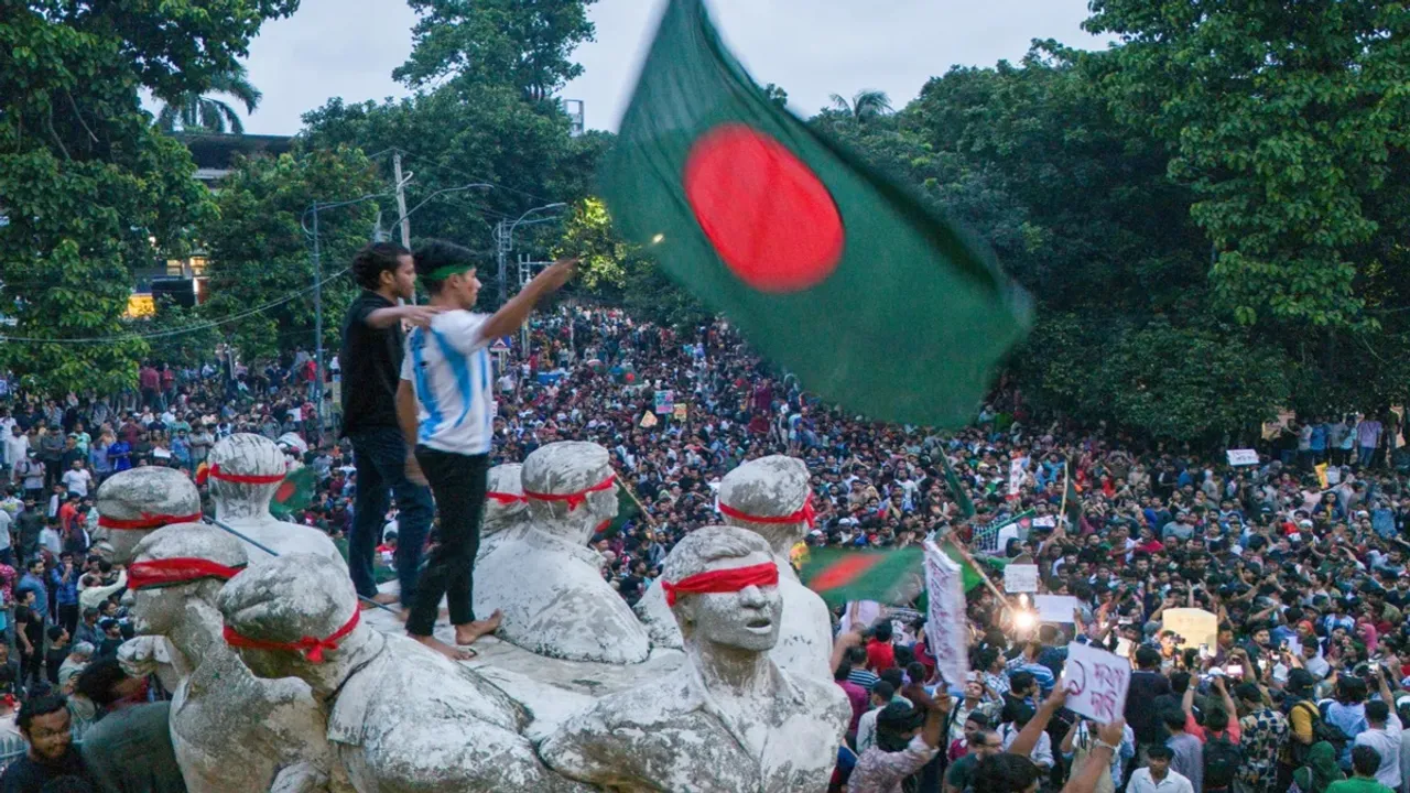 tmc on Bangladesh Unrest, বাংলাদেশে বিক্ষোভ, তৃণমূল