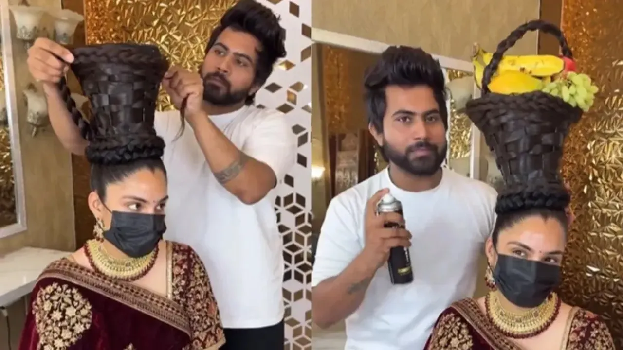 "Viral Video, Funny Video, Weird Hairstyle, Weird Hairstyle for Women, Women Weird Hairstyle, different Weird Hairstyles, Trending Video, Viral News