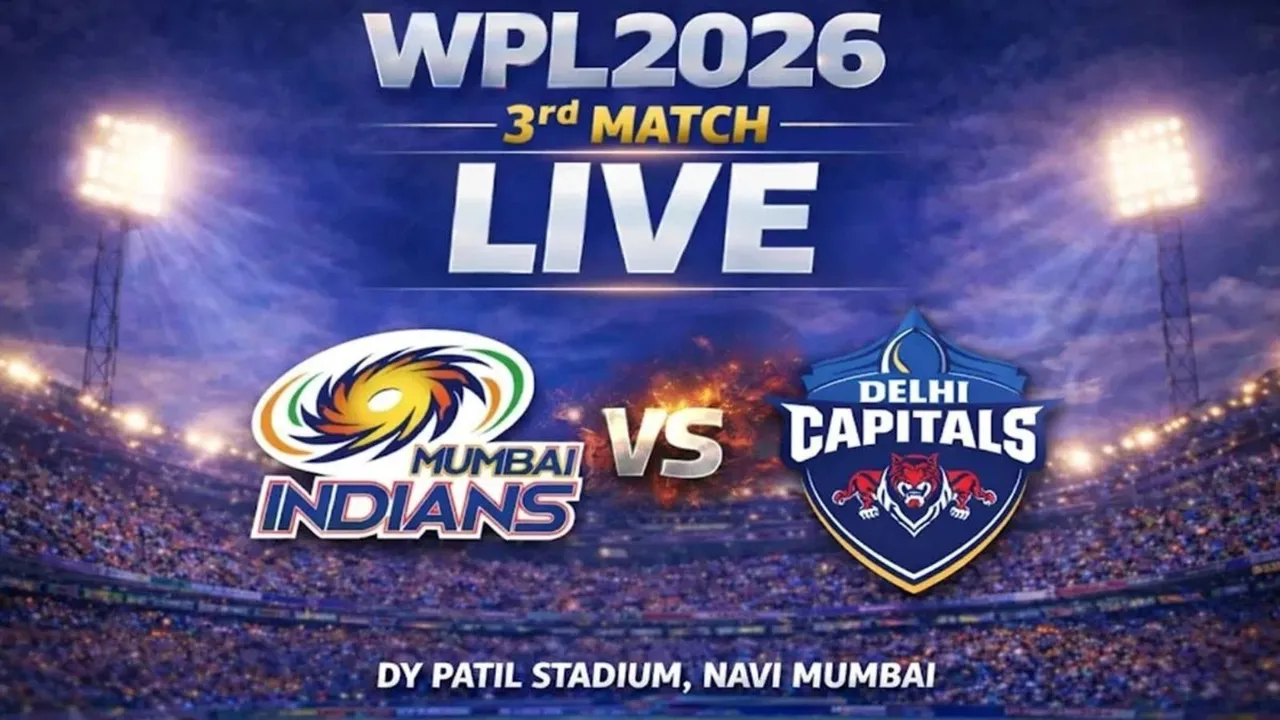 WPL 2026 MI vs DC LIVE Score